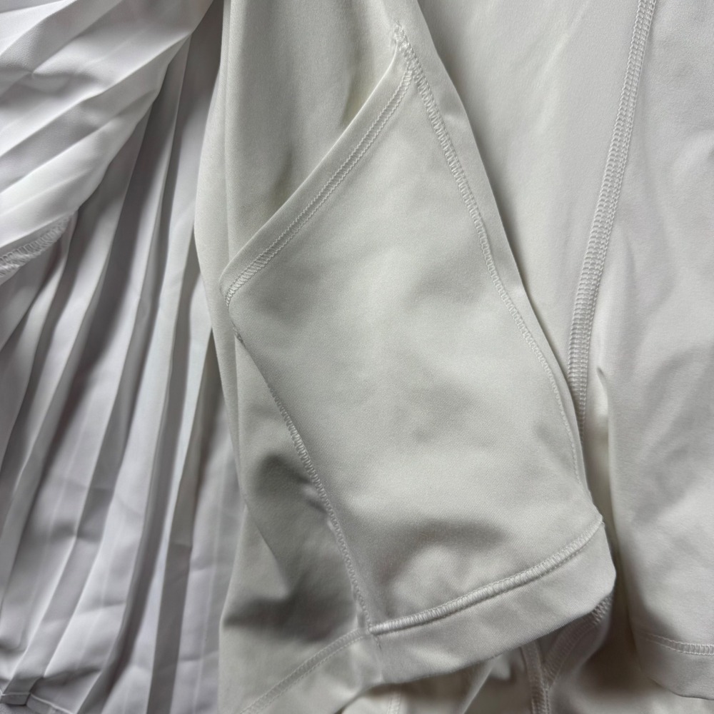 All in Motion White Pleated Athletic Dress with Built-in Shorts XL 214090966 - Picture 4 of 10